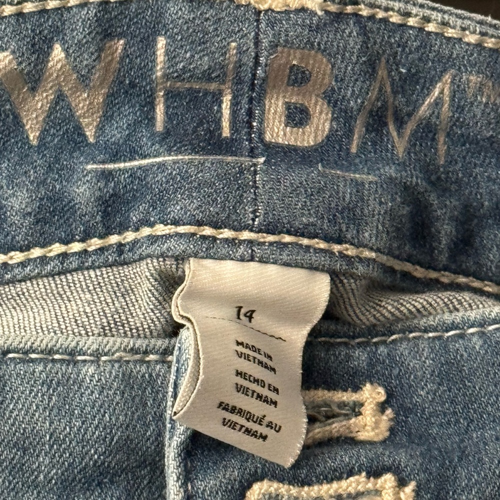 White House Black Market cropped jeans